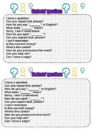 Classroom Language 