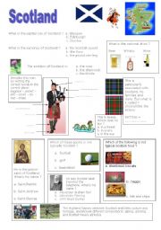 English Worksheet: Scotland