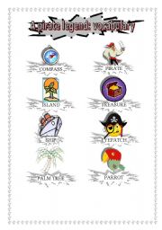 English Worksheet: Pirates Vocabulary