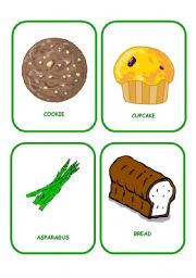 English Worksheet: FOOD FLASHCARDS 5