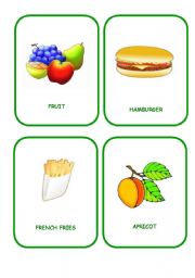 FOOD FLASHCARDS 6