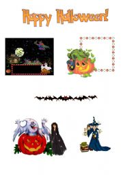 English worksheet: Halloween