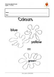 English worksheet: Colour Mix 2
