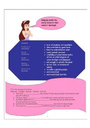 English worksheet: Worksheet for The Princess and the Pea