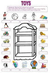 English Worksheet: Toys 1