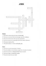 English Worksheet: FIND OUT THE JOBS!