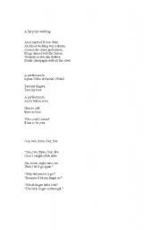 English Worksheet: poems