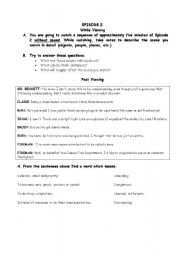 English Worksheet: Tv serial 