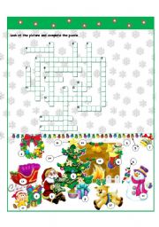 English Worksheet: Christmas II part