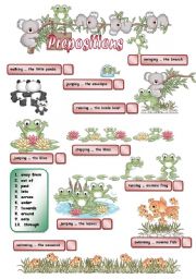 Prepositions of movement