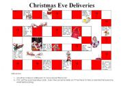 English Worksheet: Christmas Deliveries Board 1/3