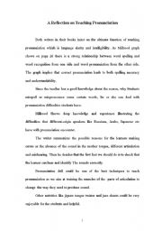 English Worksheet: Summary on How to Teach Pronunciation