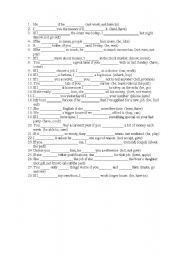 English Worksheet: FIRST SECOND THIRD CONDITIONALS