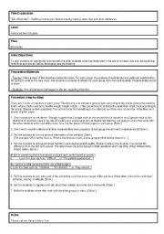 English Worksheet: Be a reporter