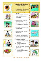 English Worksheet: Present Perfect or Past Simple