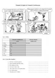 Simple Present and Continuous revision