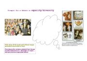 English Worksheet: Food for thought