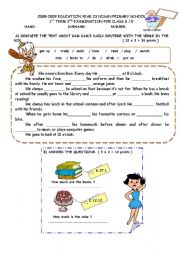 English Worksheet: test