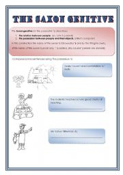 English Worksheet: Saxon genitive