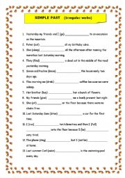 English Worksheet: Past Simple