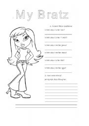 English Worksheet: Description