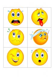 English Worksheet: Feeling Smileys 2