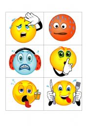 English Worksheet: Feeling Smileys 3