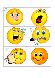 English Worksheet: Feeling Smileys 4