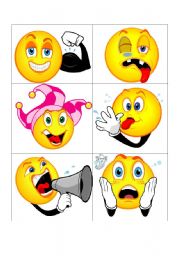 English Worksheet: Feeling Smileys 5