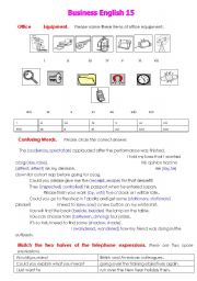 English Worksheet: Business English 15