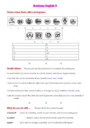 English Worksheet: Business English 9.