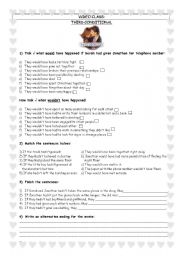English Worksheet: Video Class - Third Conditional with the movie 