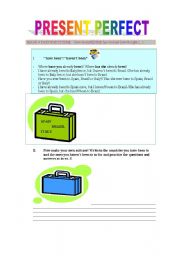 English worksheet: Present Perfect