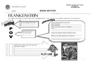 English Worksheet: frakenstein