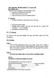 English worksheet: Old Mac donald