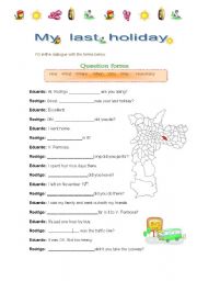 English Worksheet: WH - forms