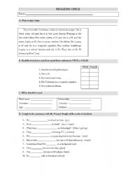 Assessment worksheet