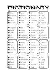 English Worksheet: Pictionary for Elementary students