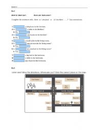 English worksheet: Asking for directions