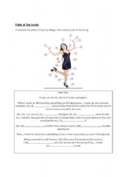 English Worksheet: Parts of the body