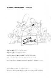 English worksheet: THE SIMPSONS HAVE GOT 