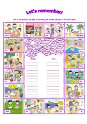 English Worksheet: SIMPLE PAST!!