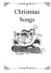 English Worksheet: Christmas Booklet 1/4