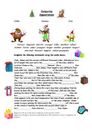 English Worksheet: Comparing Appearances