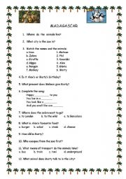 English Worksheet: 