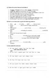 English worksheet: conditionals