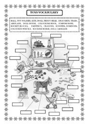 English Worksheet: Toy vocabulary