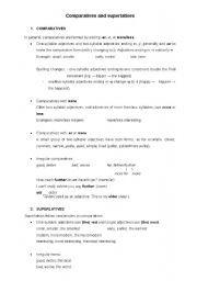 English Worksheet: Making Comparisons