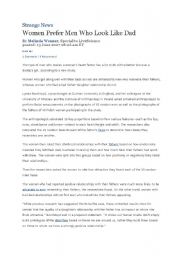 English Worksheet: reading