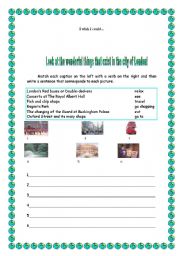 English worksheet: Culture file - Worksheet - London